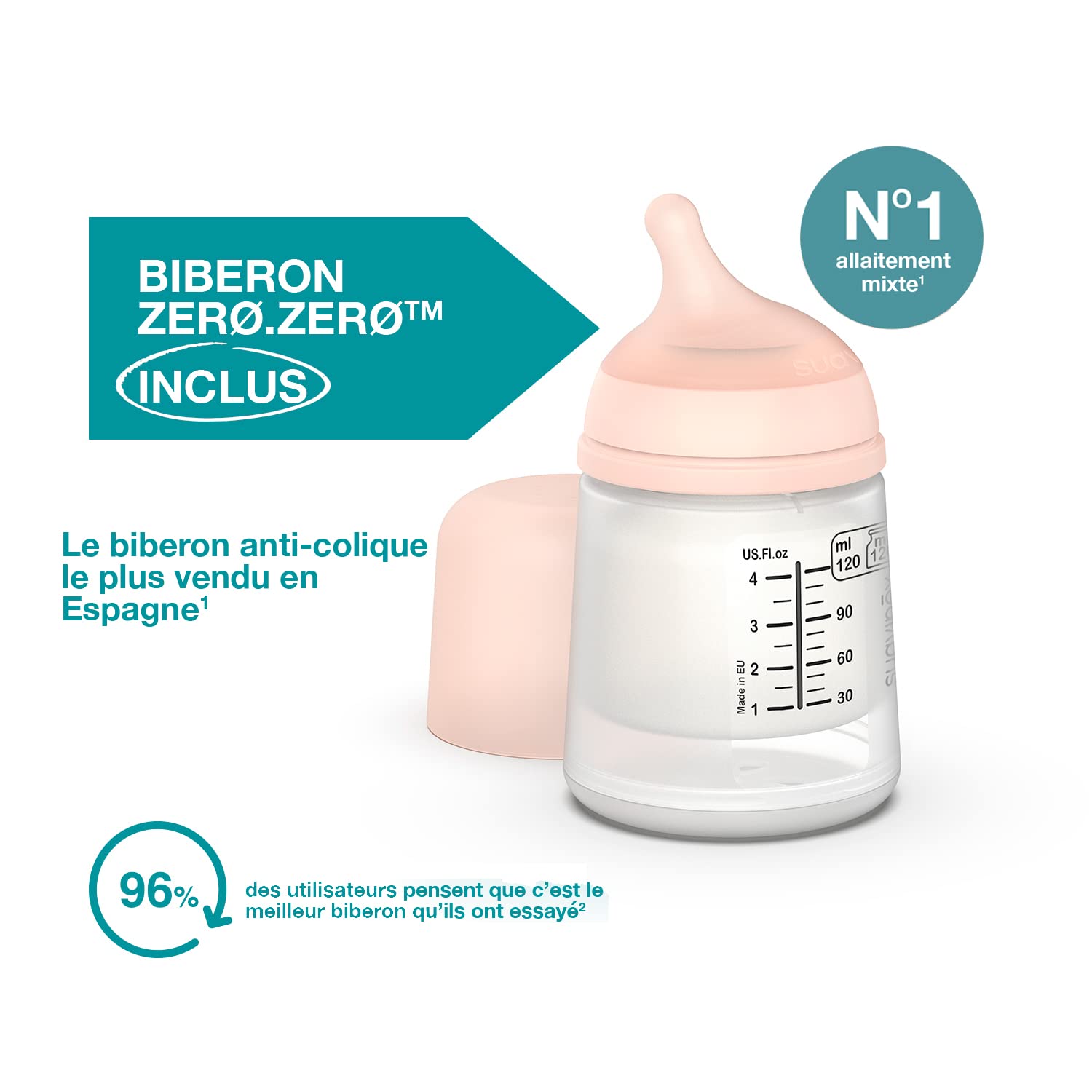 suavinex-tire-lait-manuel-silencieux-portable-avec-biberon-zero-zero-120-ml-3-sa image 4
