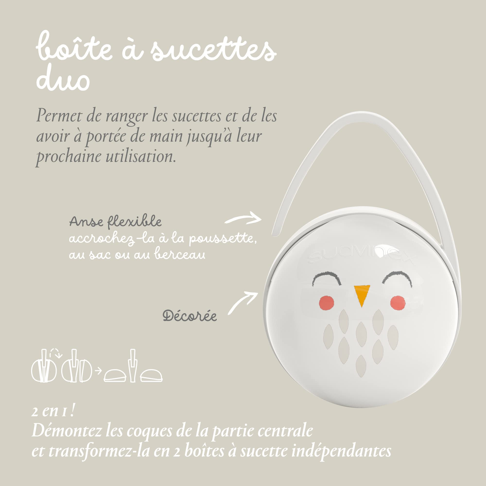 suavinex-bo-te-t-tine-duo-bonhomia-pour-2-sucettes-avec-anse-flexible-vert image 3