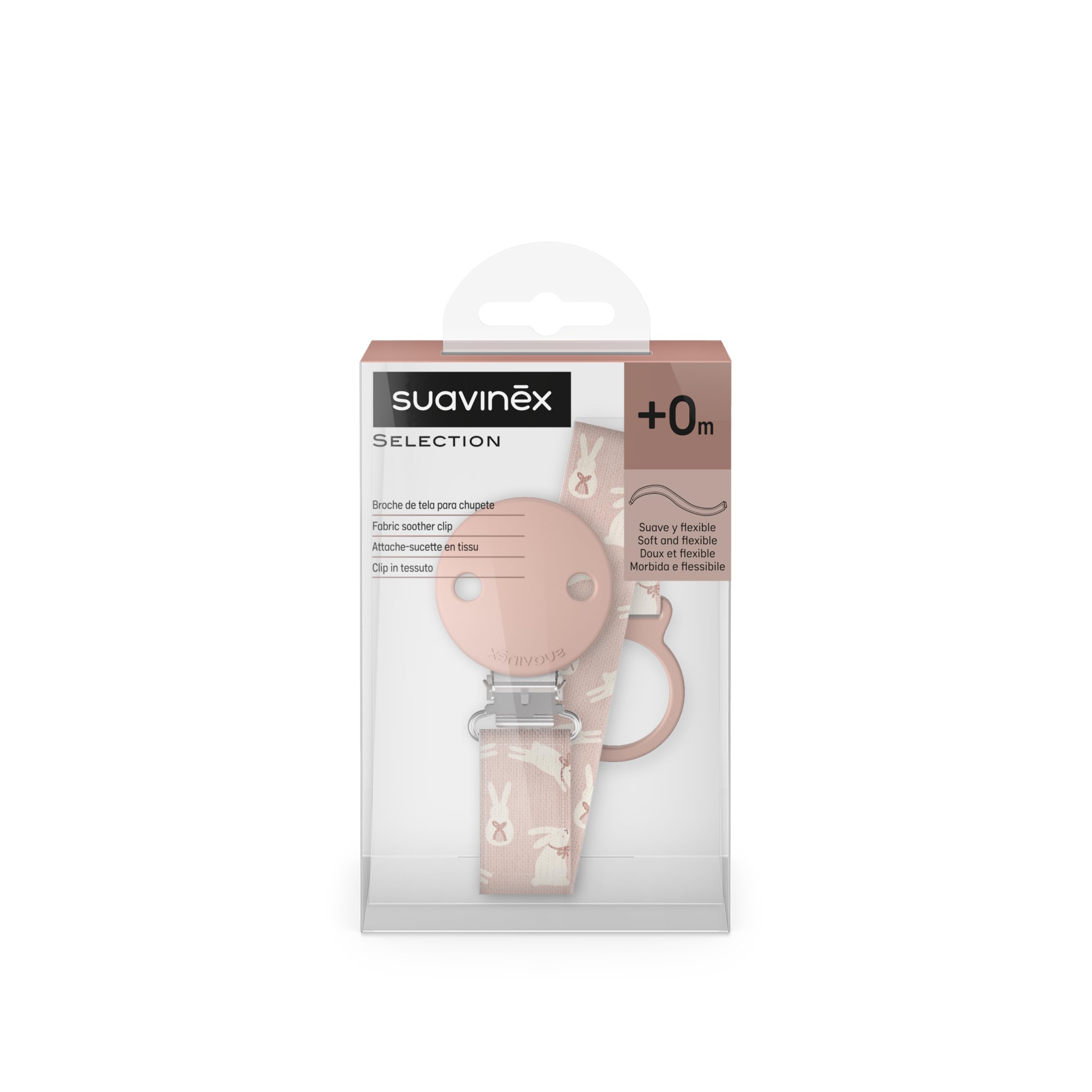 suavinex-attache-sucette-en-tissu-wonderland-rose-lapin-cha-ne-r-versible-avec-c image 5