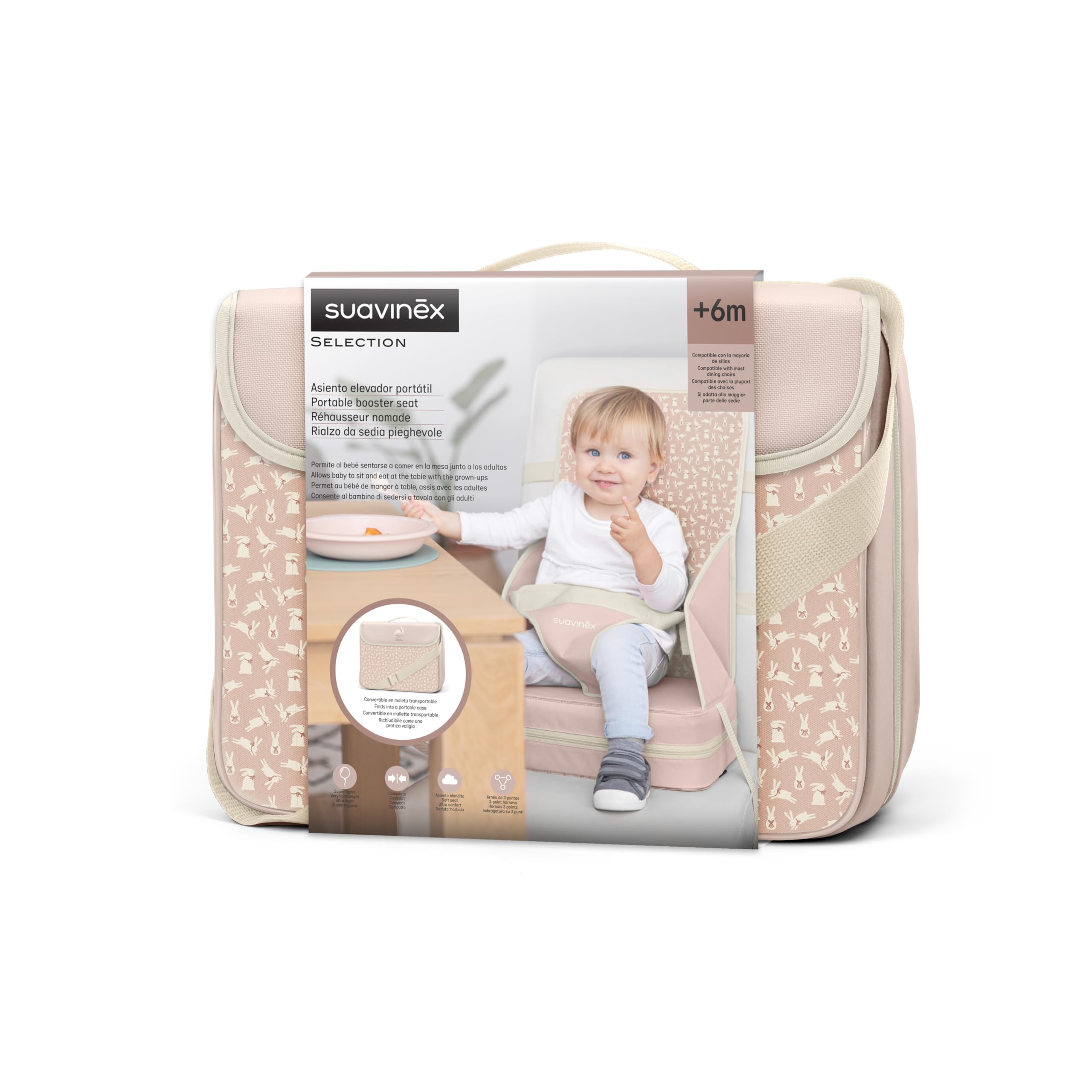 suavinex-r-hausseur-de-chaise-haute-b-b-portable-convertible-en-mallette-harnais image 5