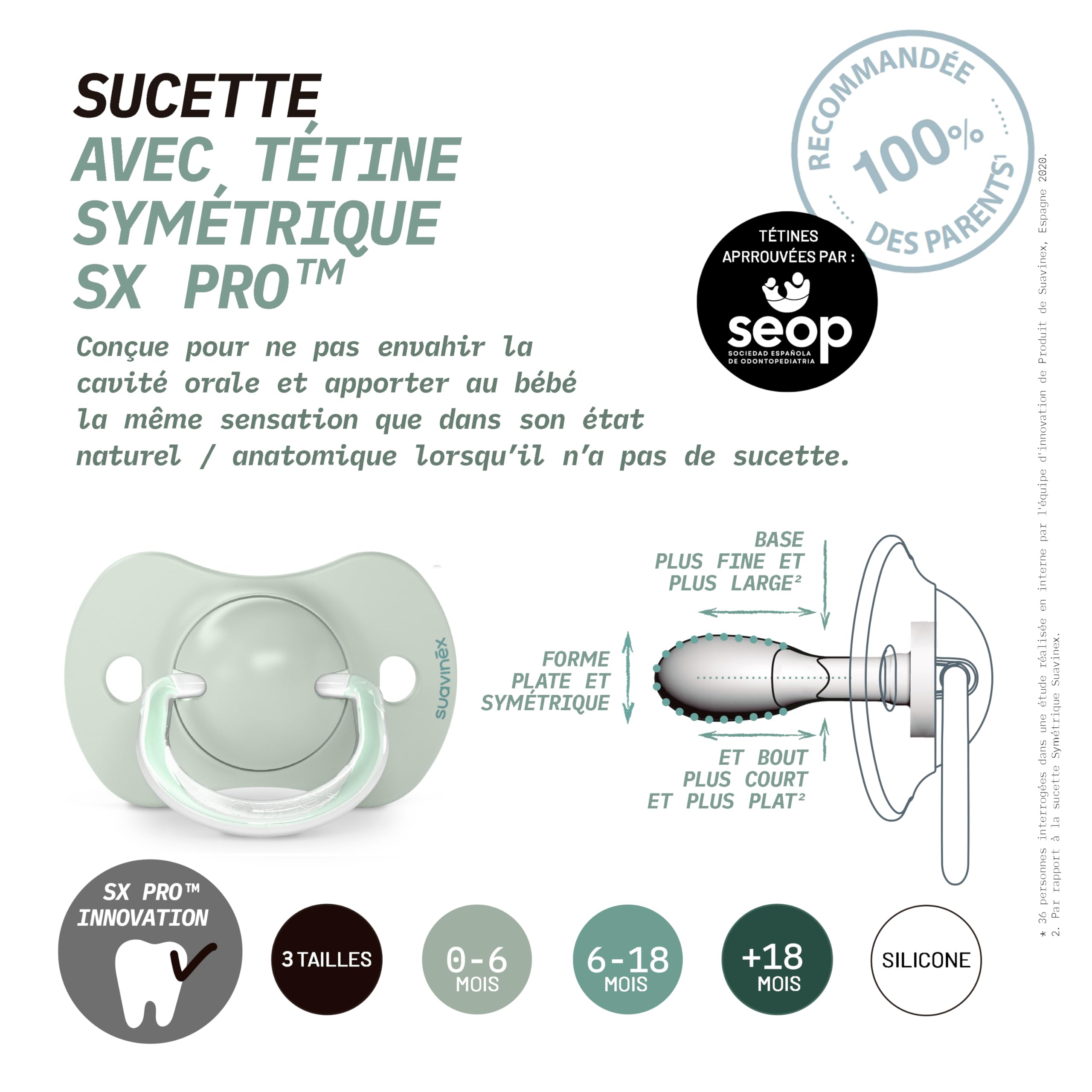 suavinex-lot-de-2-sucettes-0-6-mois-t-tine-sym-trique-silicone-sx-pro-plate-et-r image 7