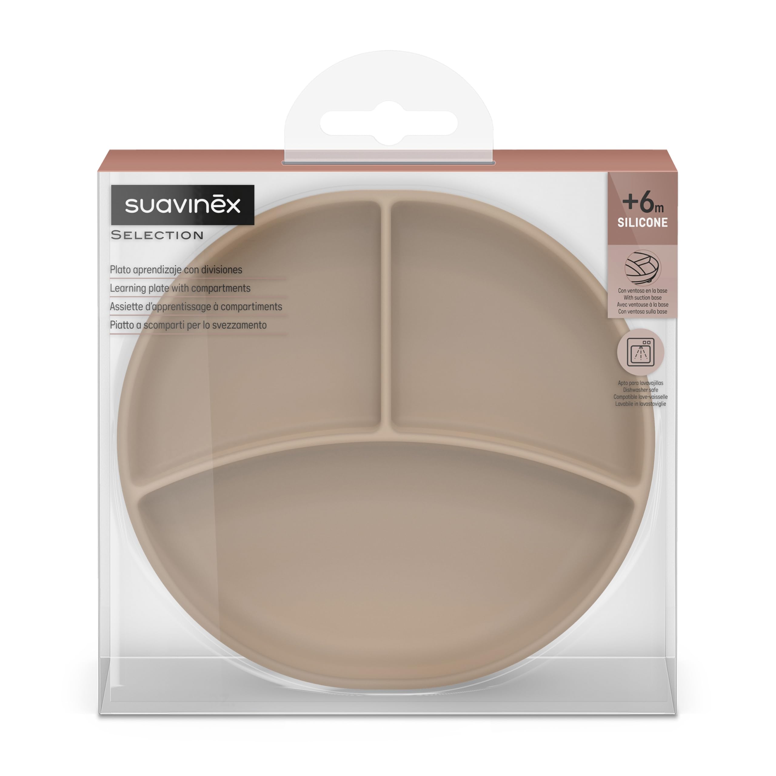 suavinex-assiette-b-b-ventouse-en-silicone-avec-3-compartiments-anti-renversemen image 3