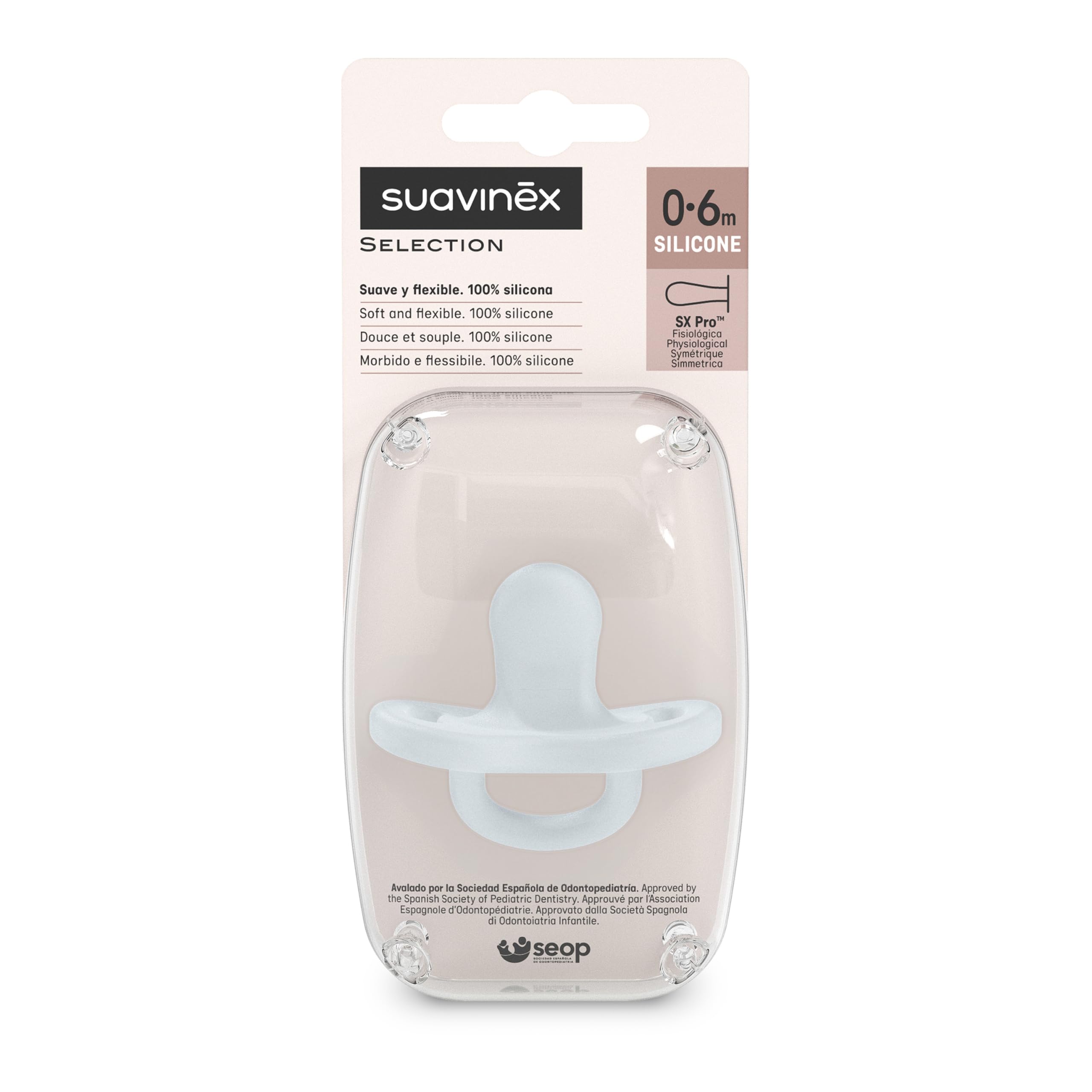 suavinex-selection-smoothie-sucette-tout-silicone-monobloc-0-6-mois-t-tine-sym-t image 6