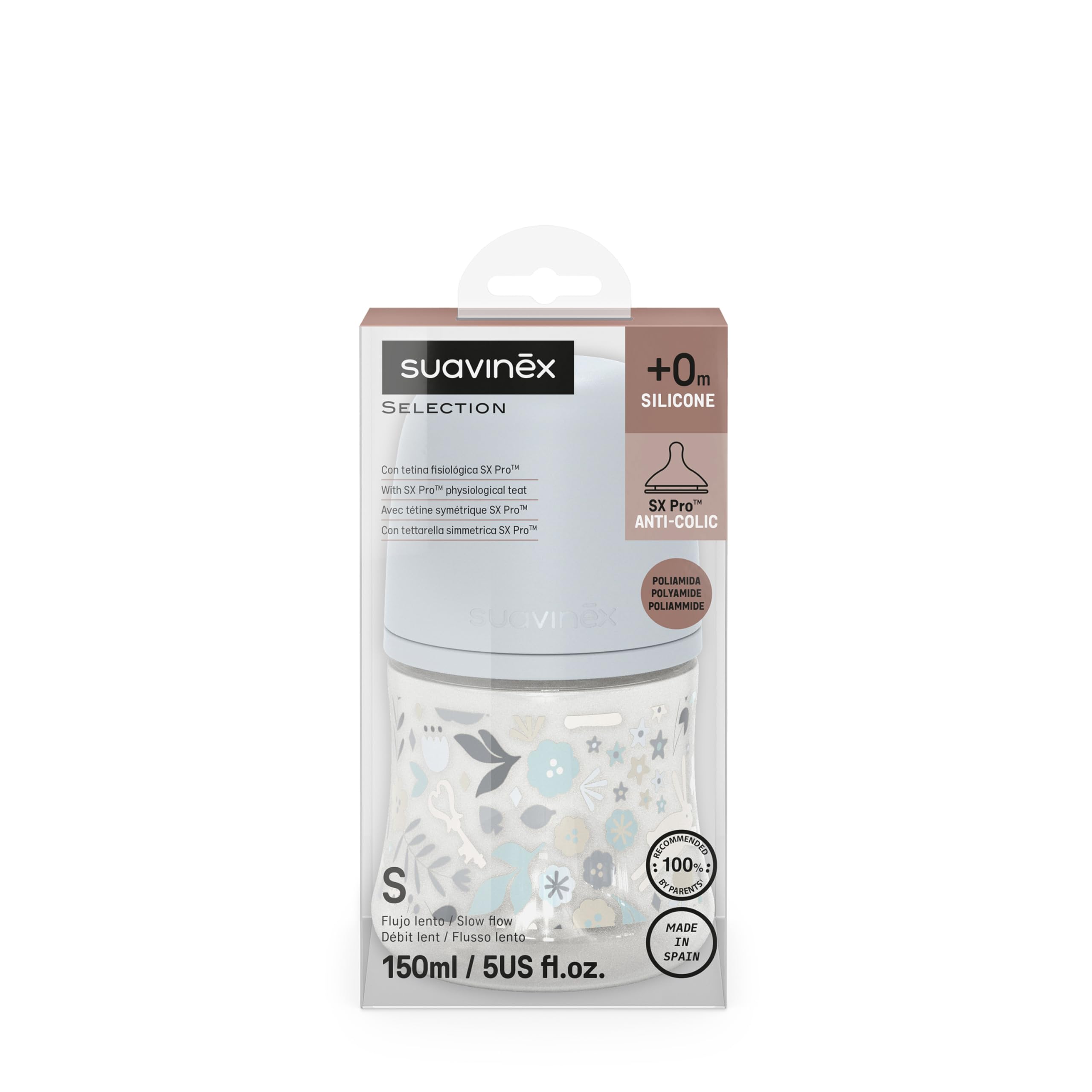 suavinex-wonderland-biberon-150-ml-t-tine-sx-pro-d-bit-lent-s-anti-colique-bleu- image 2