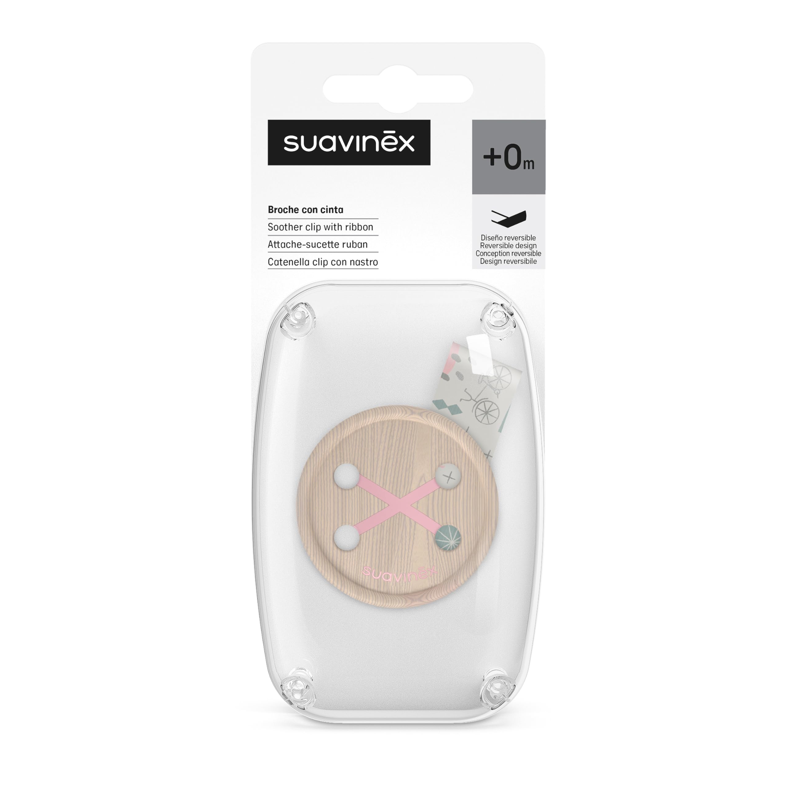 suavinex-attache-sucettes-avec-ruban-textile-cha-ne-de-sucette-double-face-0-moi image 2