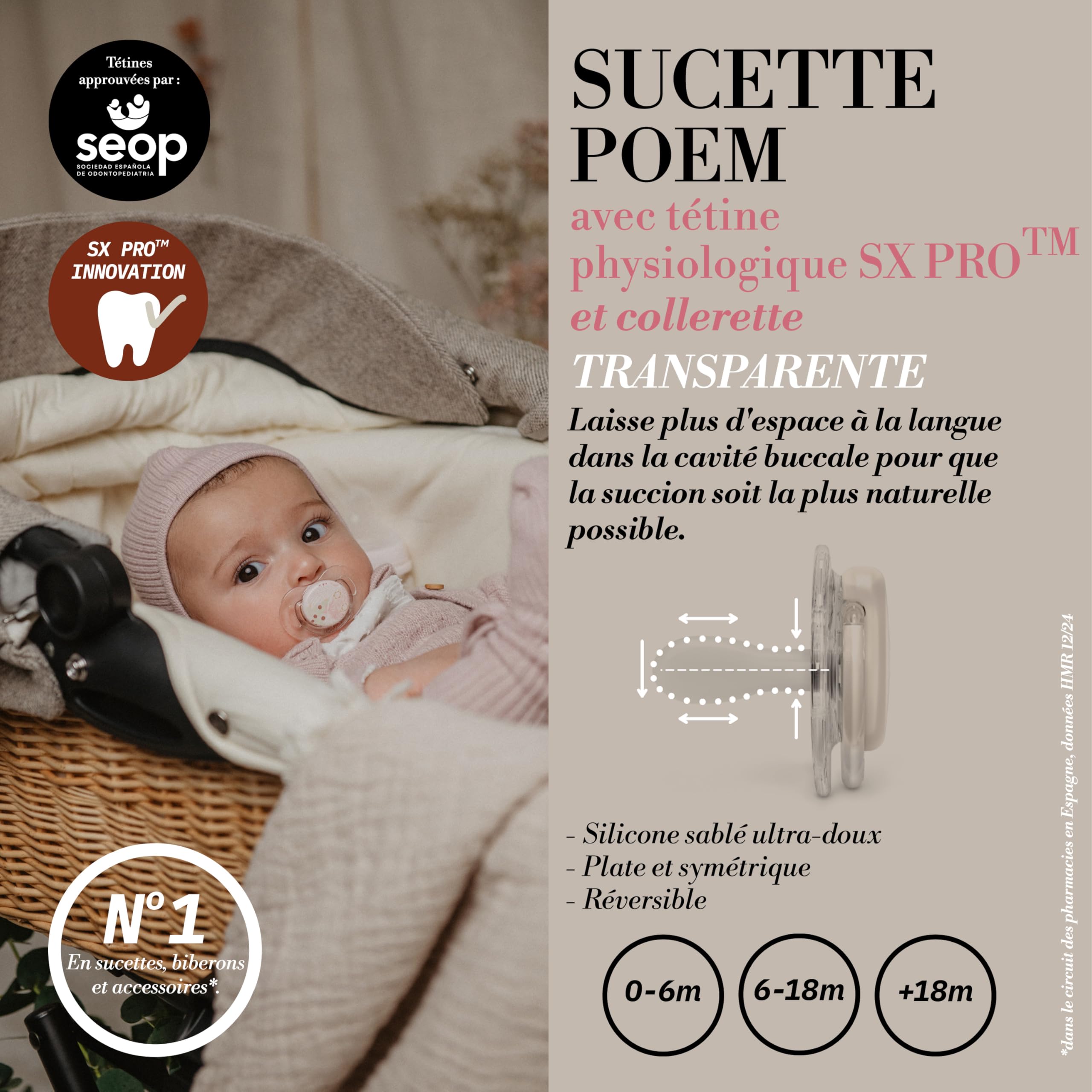 suavinex-poetry-sucette-sx-pro-18-mois-t-tine-sym-trique-plate-et-r-versible-en- image 3