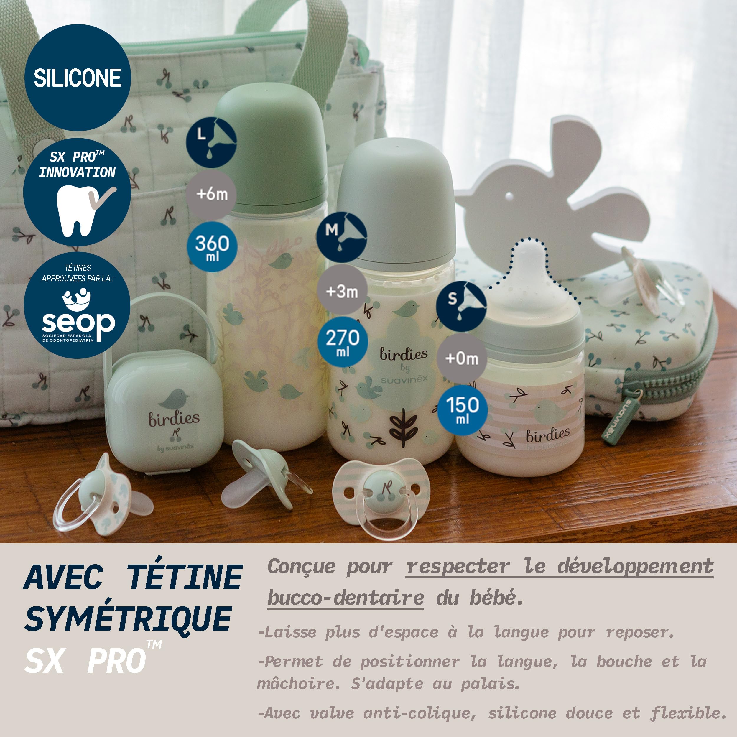 suavinex-biberon-anti-colique-150-ml-t-tine-sym-trique-sx-pro-silicone-d-bit-len image 3