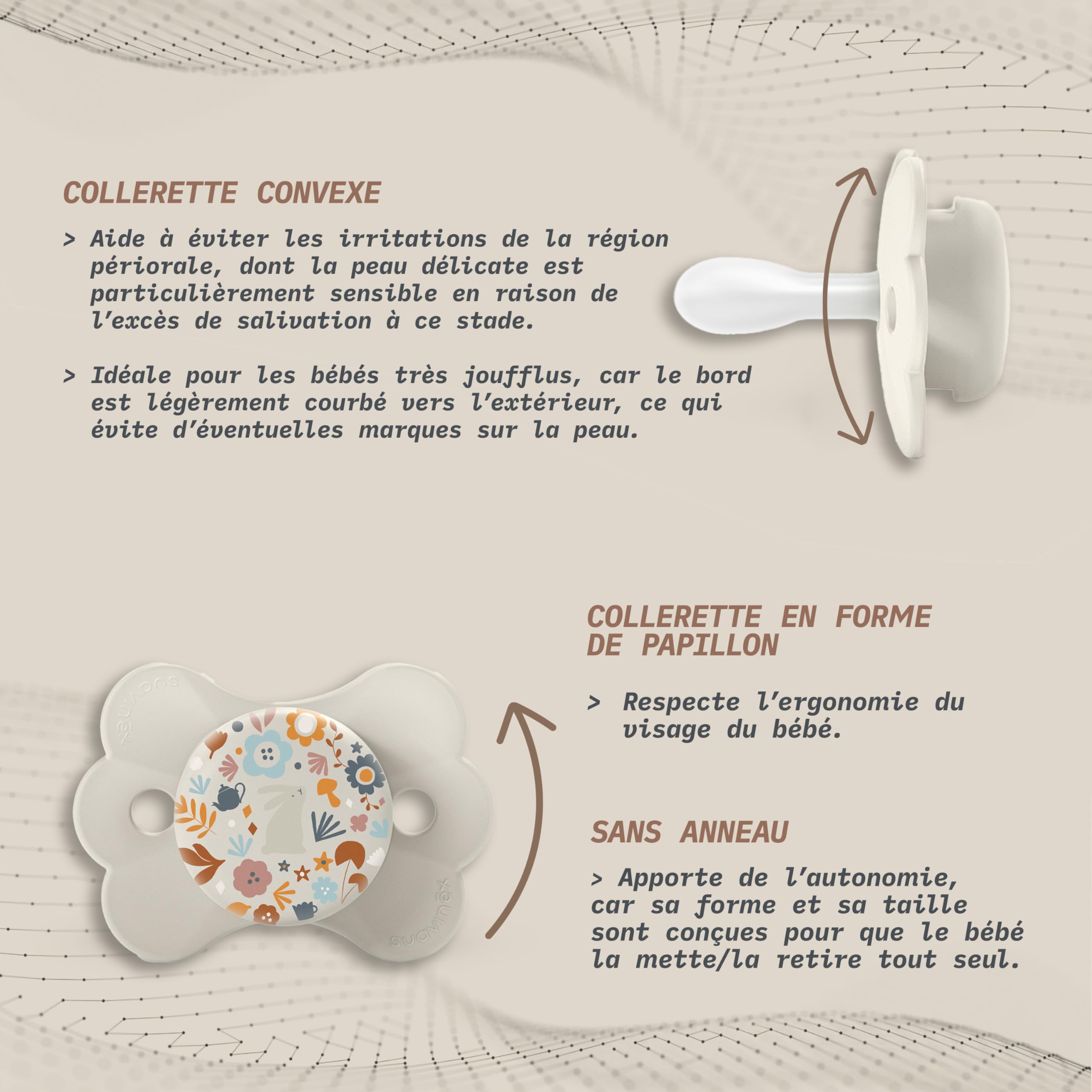 suavinex-wonderland-lot-de-2-sucettes-b-b-0-6-mois-t-tine-sym-trique-sx-pro-sili image 7