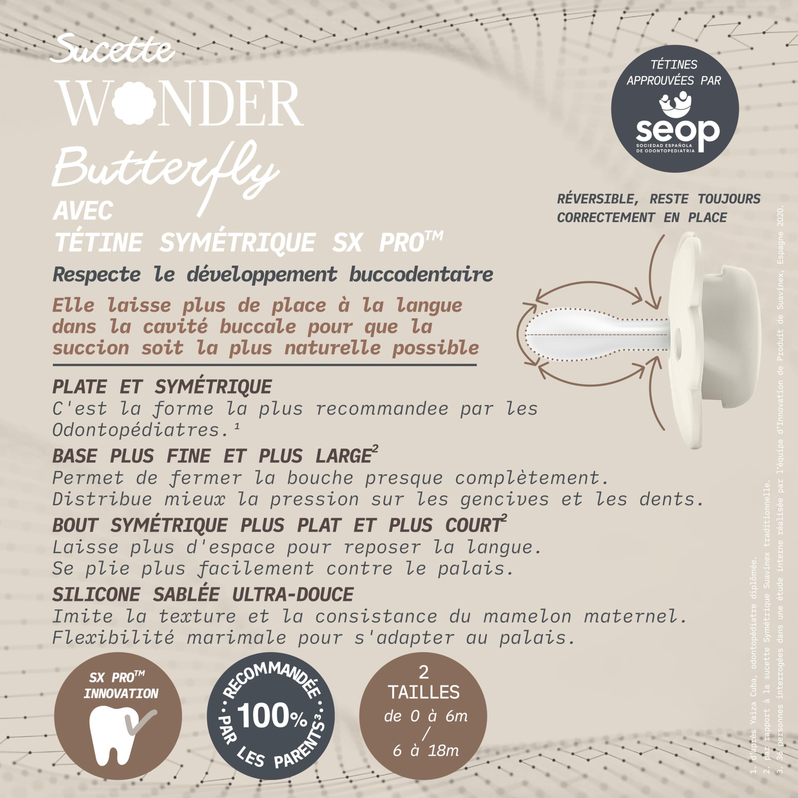 suavinex-wonderland-lot-de-2-sucettes-b-b-0-6-mois-t-tine-sym-trique-sx-pro-sili image 6