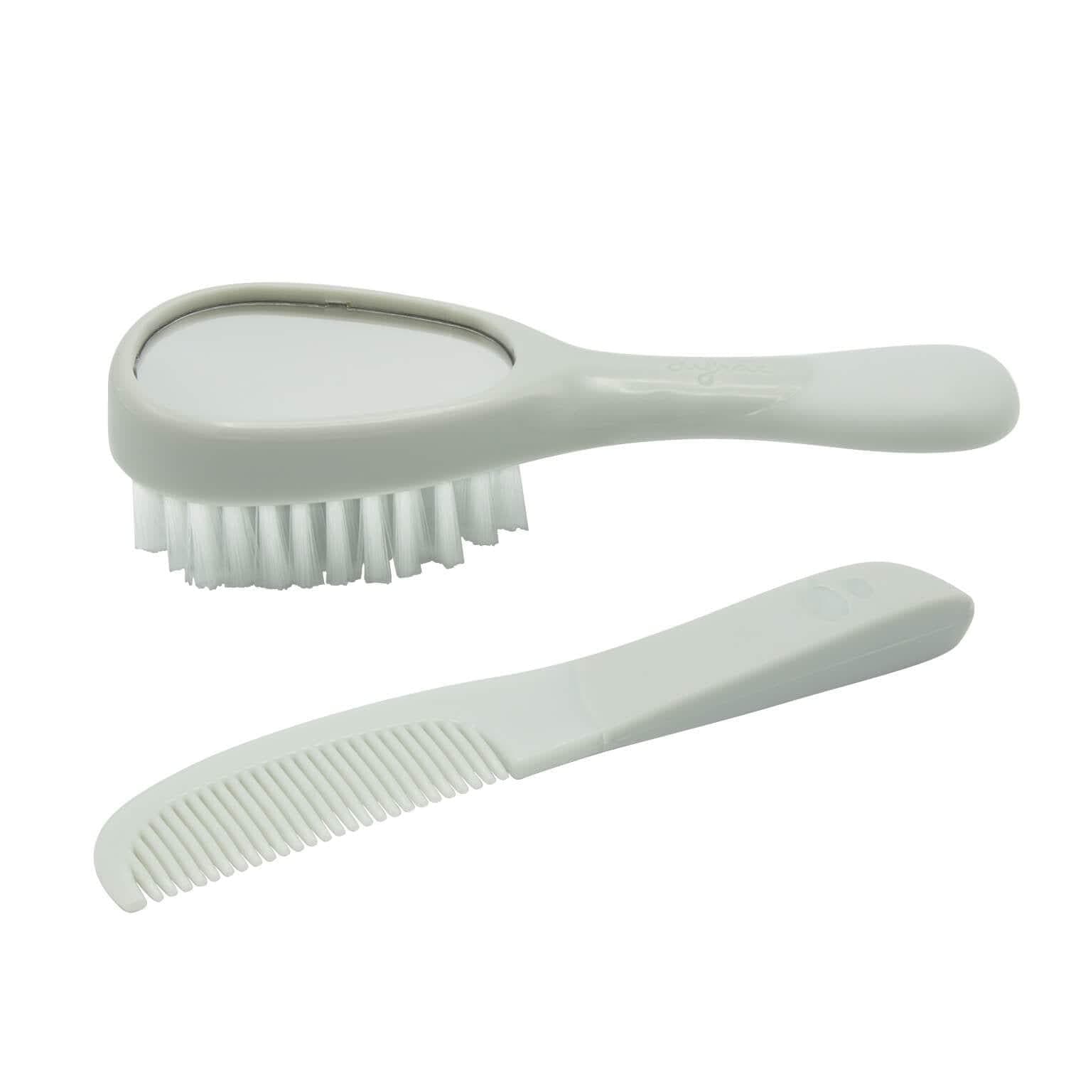 difrax-brosse-et-peigne-b-b-set-de-soin-du-cuir-chevelu-d-s-la-naissance-avec-mi image 1