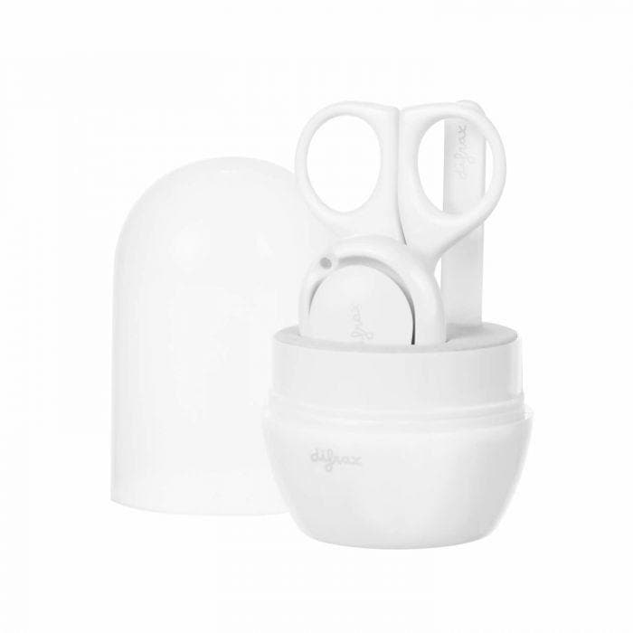 difrax-baby-manicure-deluxe-coffret-manucure-b-b-avec-ciseaux-bouts-ronds-coupe- image 1