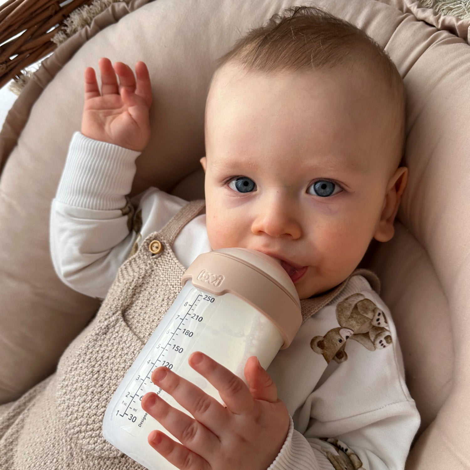 difrax-deluxe-babyset-pistachio-2-biberons-mammafeel-t-tine-bo-te-de-st-rilisati image 2