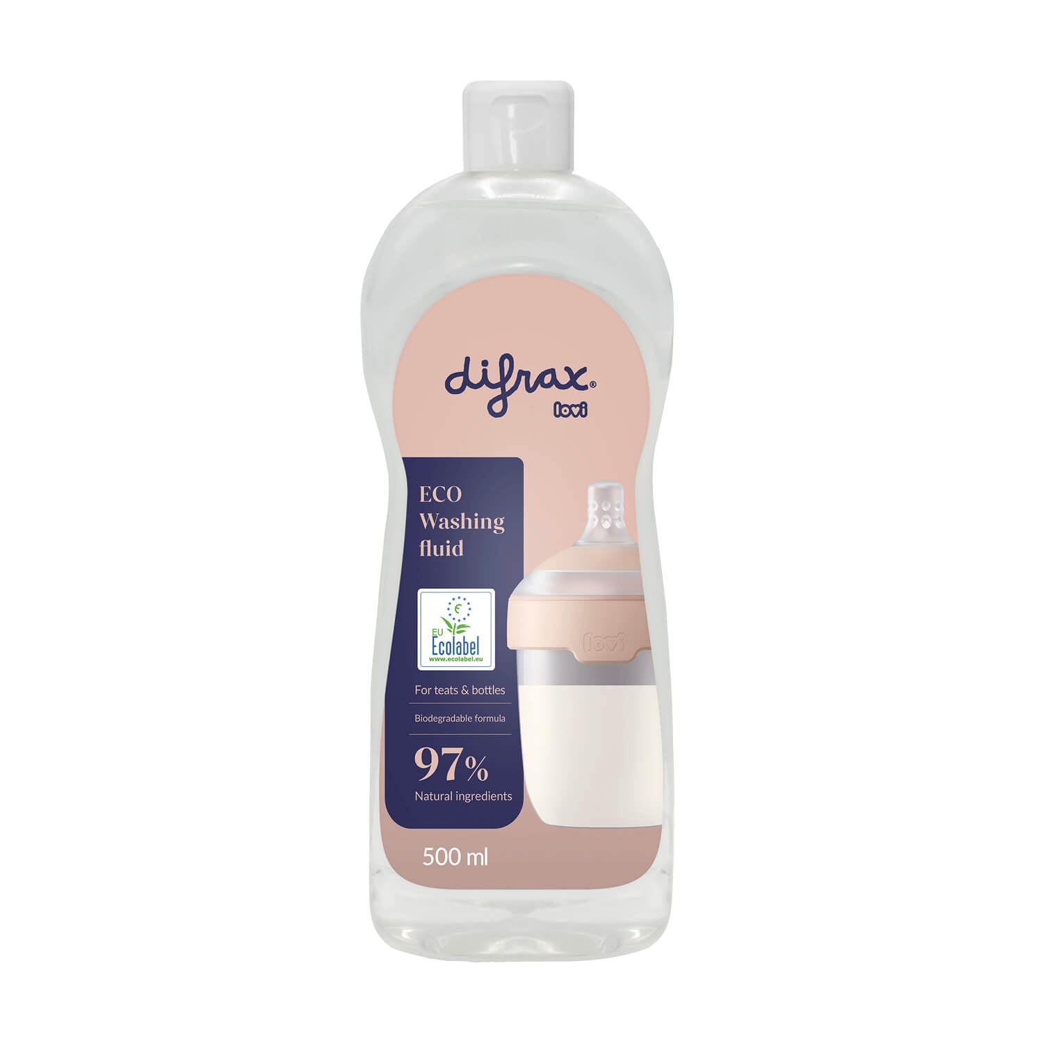 difrax-lovi-eco-liquide-vaisselle-pour-produits-b-b-500-ml-formule-hypoallerg-ni image 1