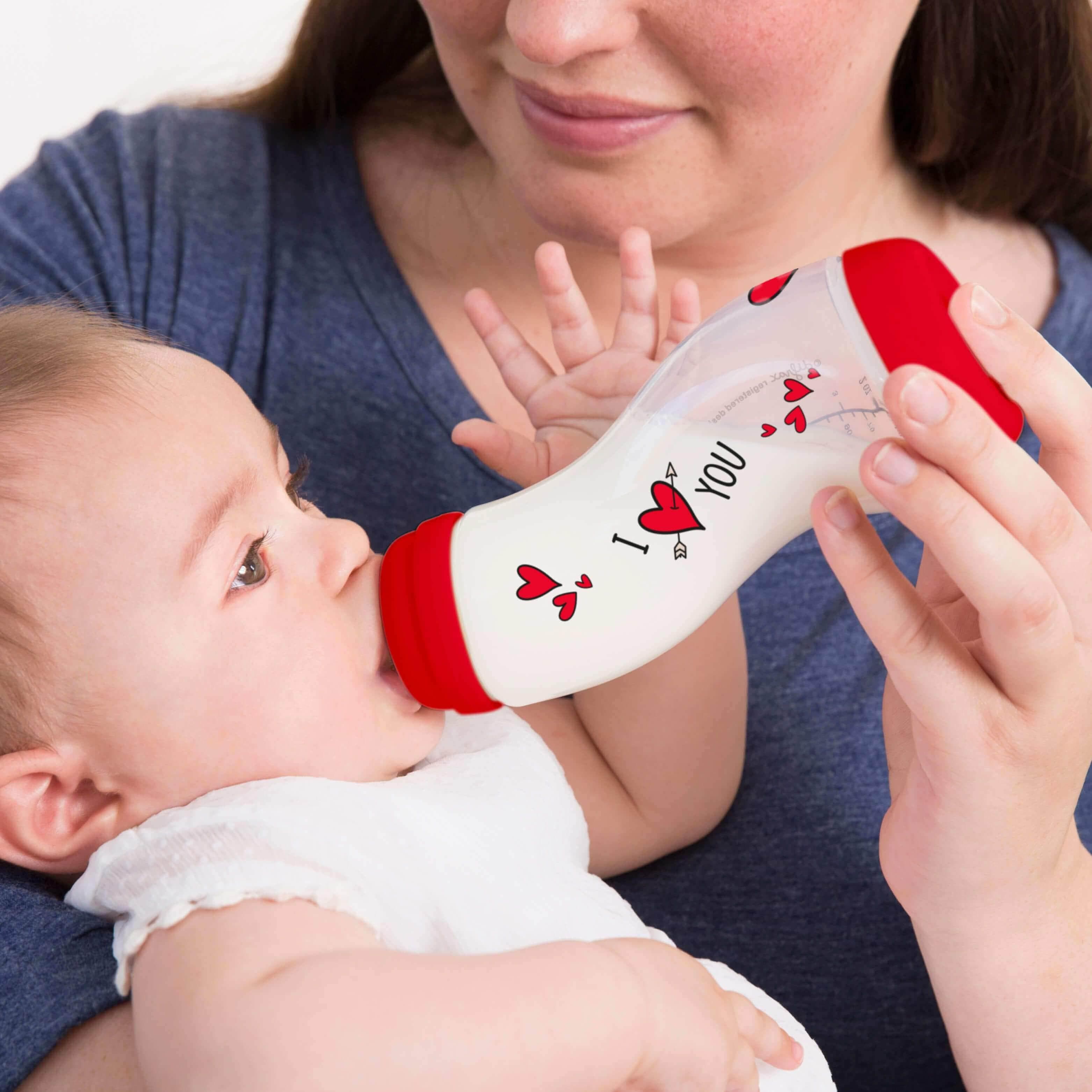 difrax-anti-colic-s-babyfles-natural-250-ml-biberon-anti-coliques-i-love-you-d-s image 2