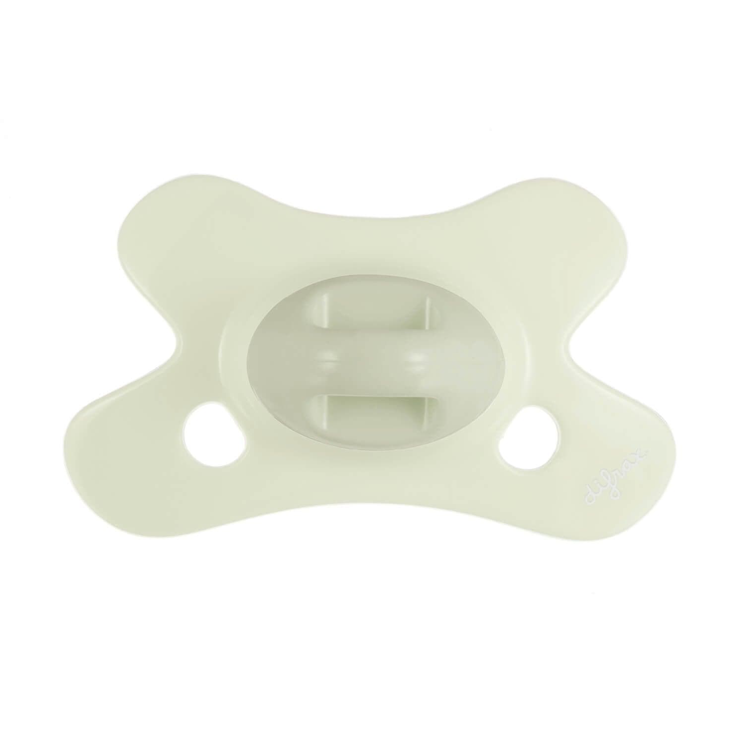 difrax-sucette-natural-0-6-mois-gems-sucette-sym-trique-en-silicone-couleurs-pie image 3