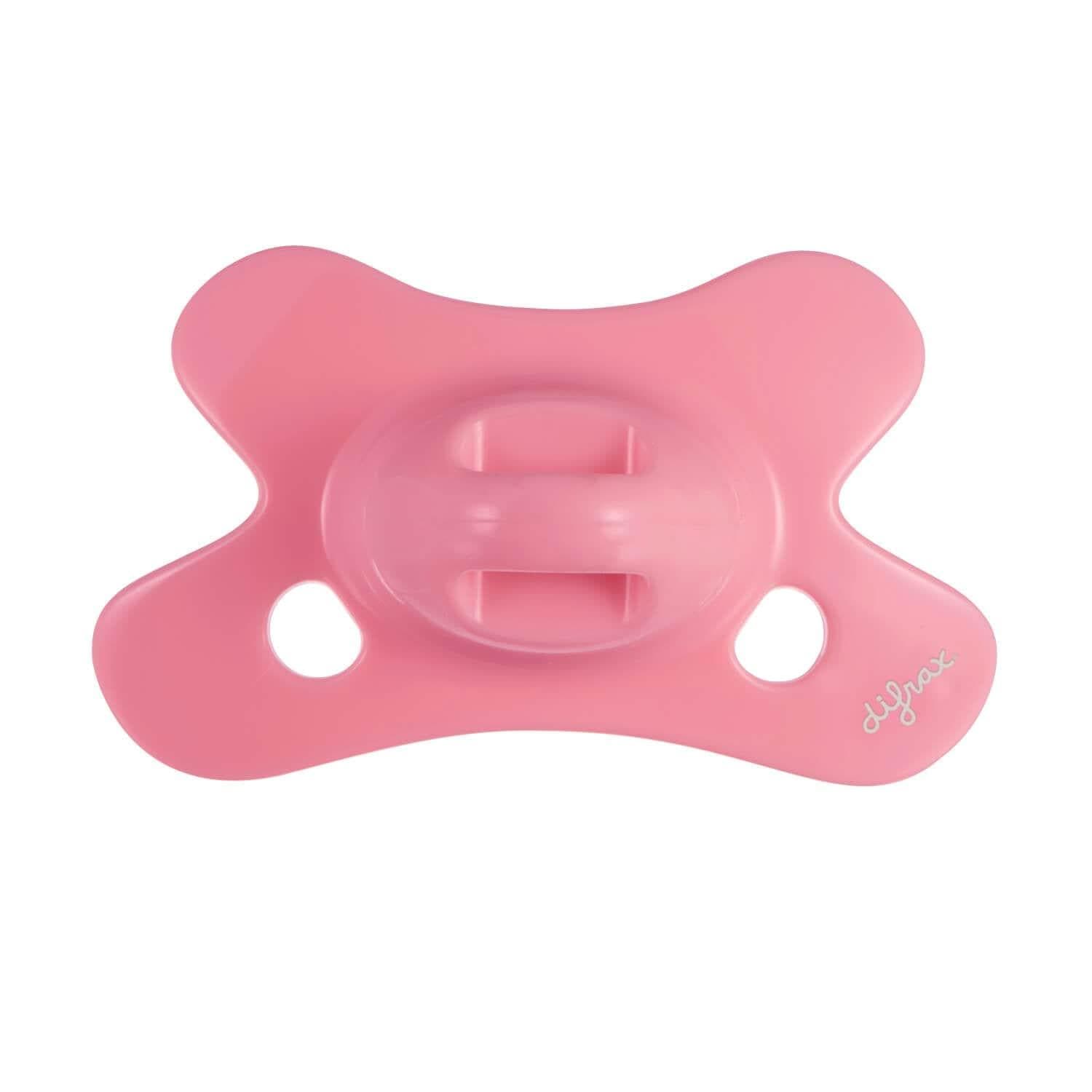difrax-fopspeen-natural-0-6m-pure-glow-raspberry-peachy-lot-de-4-sucettes-dont-p image 3