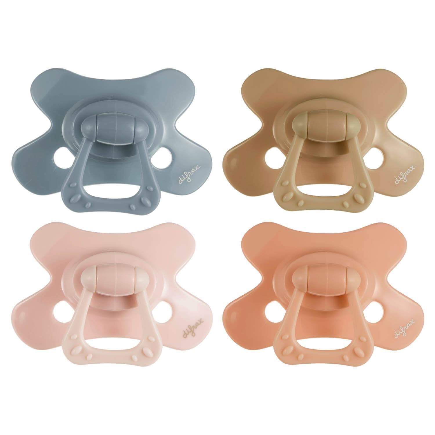 difrax-pure-natural-6-mois-lot-de-4-sucettes-sym-triques-stone-caramel-blossom-p image 1