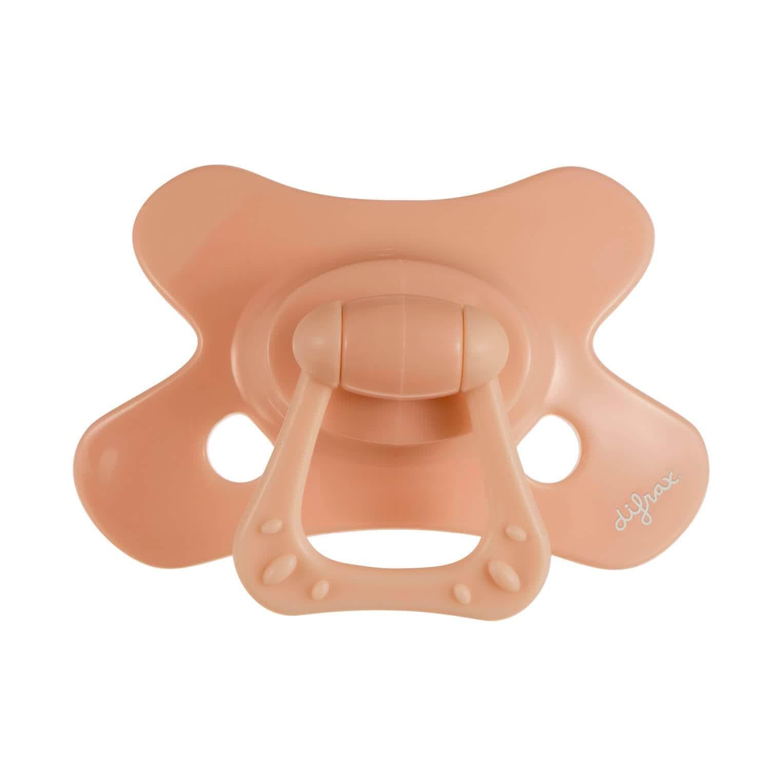 difrax-sucette-natural-6m-pure-et-glow-blossom-peachy-4-pi-ces image 3