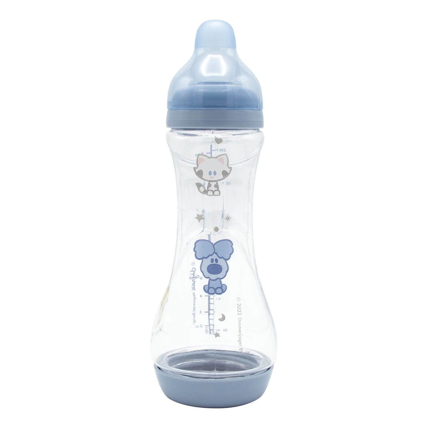 difrax-biberon-poign-es-240-ml-woezel-et-pip-easy-grip-anti-coliques-d-s-3-mois image 3