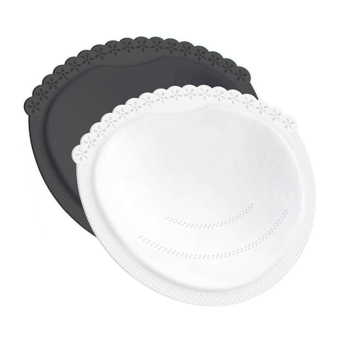 difrax-compresses-d-allaitement-jetables-40-pi-ces-blanc-noir-ultra-absorbantes- image 1